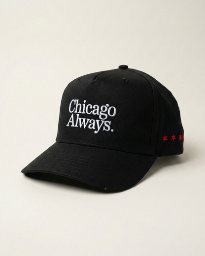 Chicago Always Snapback - Black/White