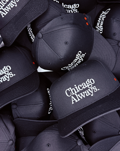 Chicago Always Snapback - Black/White