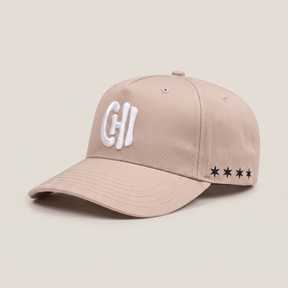 CHI Emblem Snapback Hat - Tan