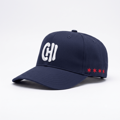 CHI Emblem Snapback Hat - Navy