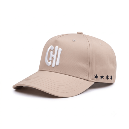 CHI Emblem Snapback Hat - Tan