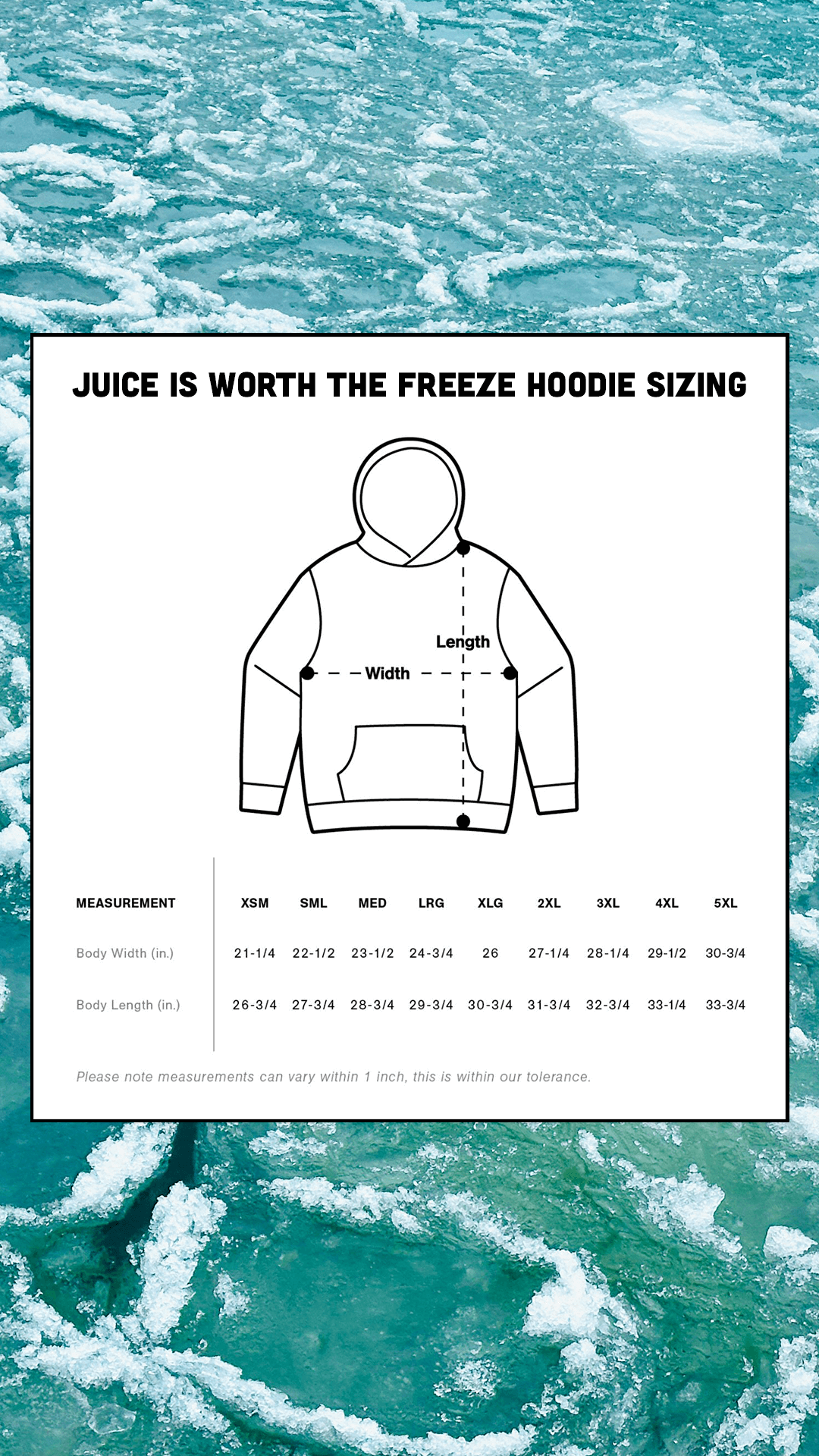 Juice is Worth the Freeze Hoodie