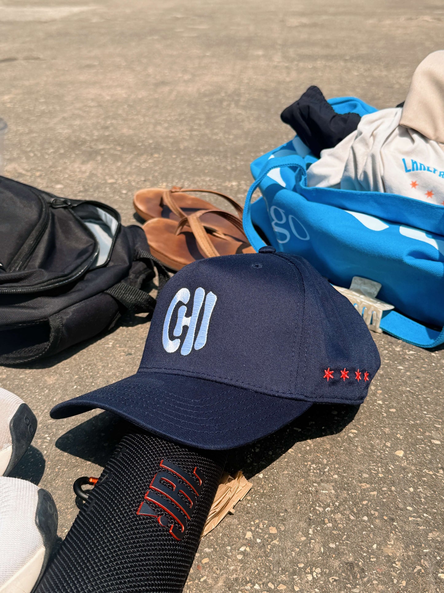 CHI Emblem Snapback Hat - Navy