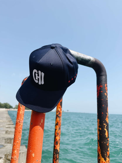 CHI Emblem Snapback Hat - Navy