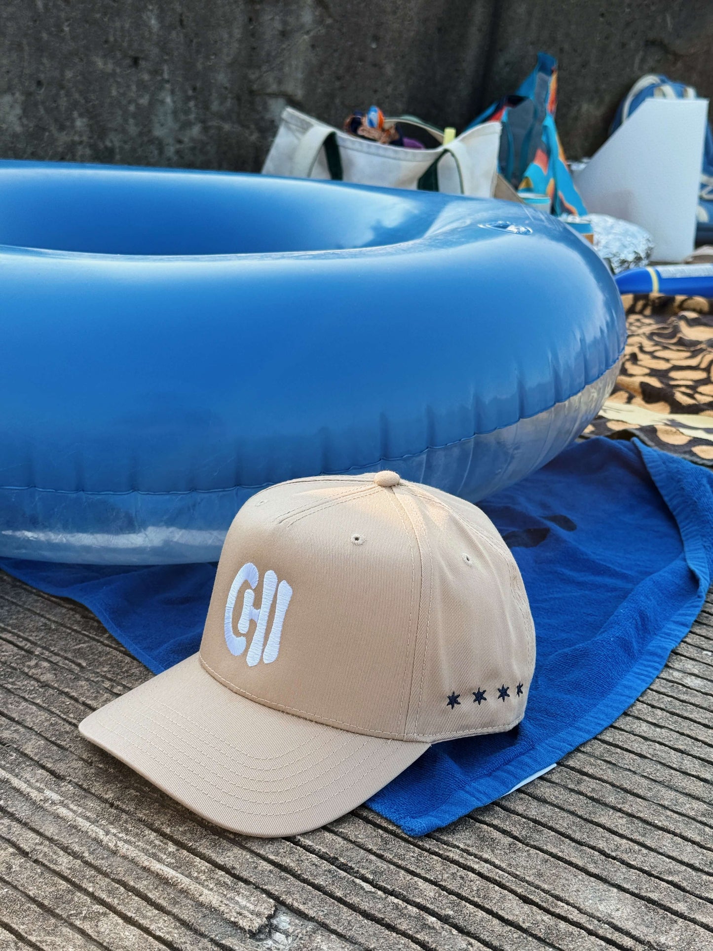 CHI Emblem Snapback Hat - Tan