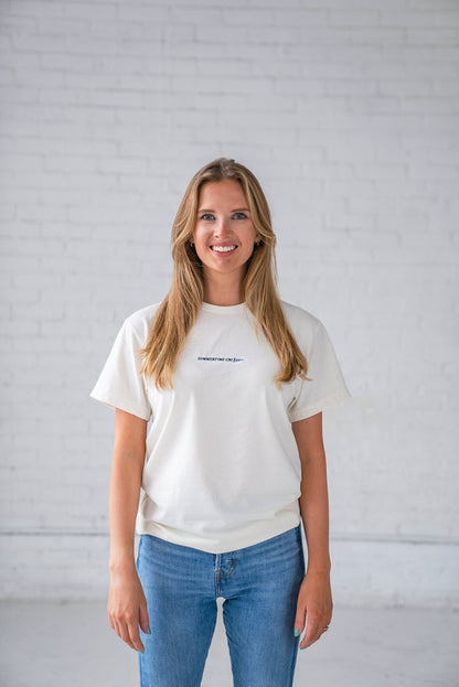 Embroidered Flag Tee